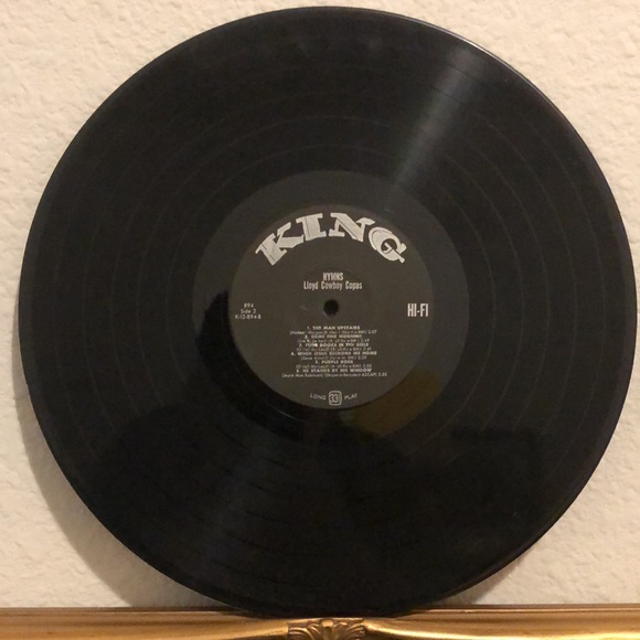 Lloyd Cowboy Copas Hymns Vinyl Lp - Picture 4 of 5